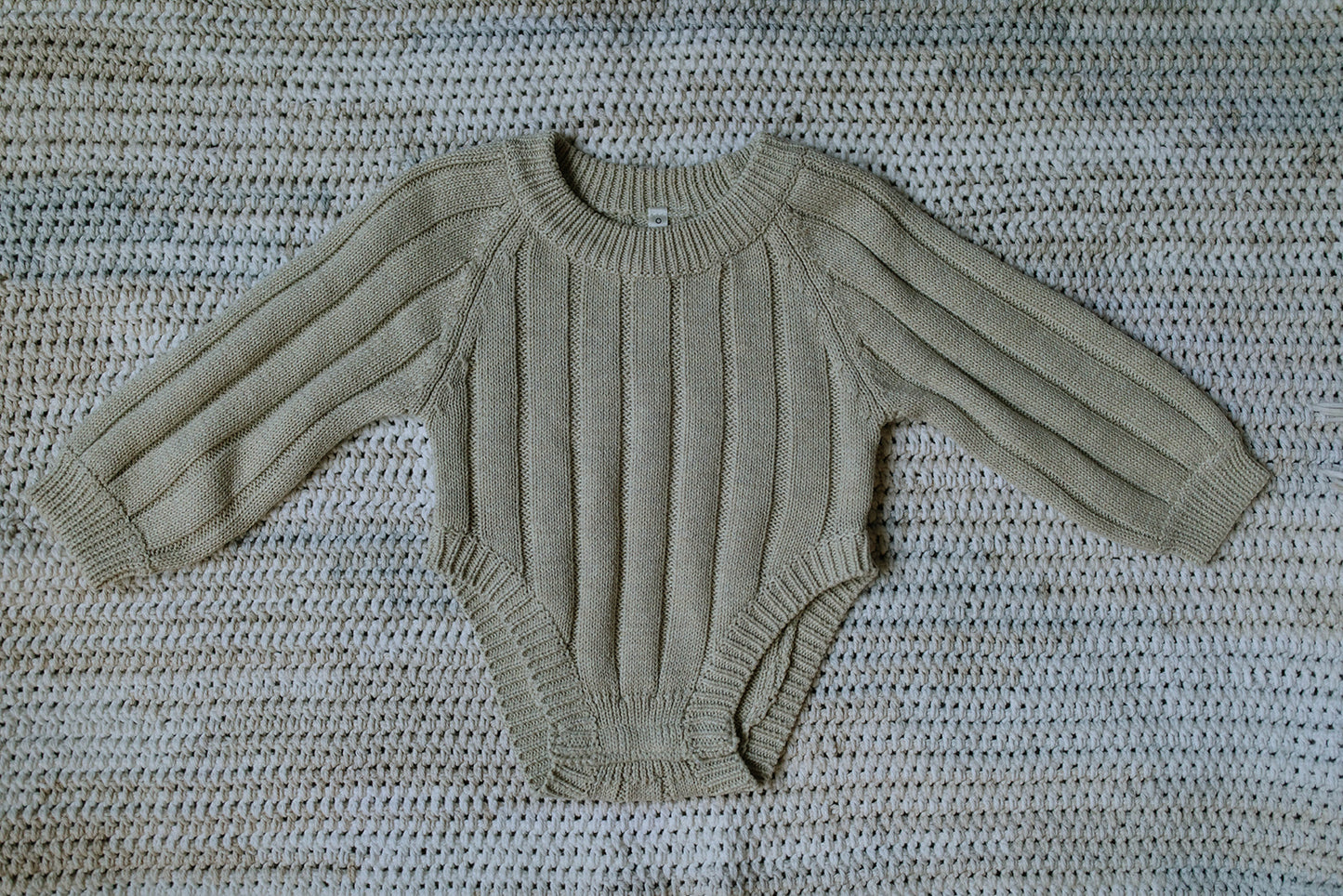 Billie Ribbed Knit Onesie